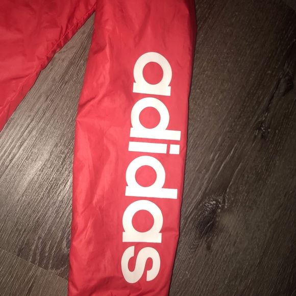 Adidas red windbreakers - Picture 2 of 3